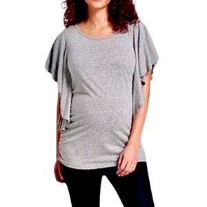 ISABEL MATERNITY Flutter Sleeve‎ Top